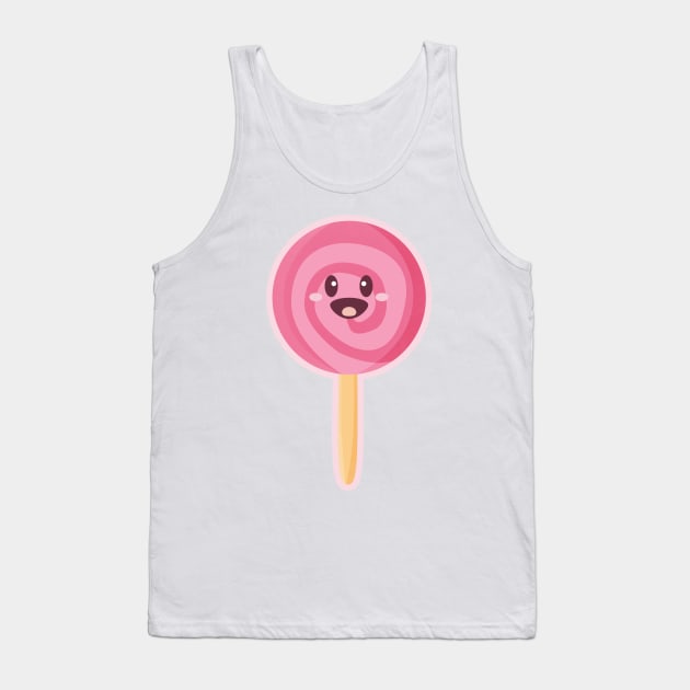 Kawaii Lollipop Tank Top by KawaiiNir